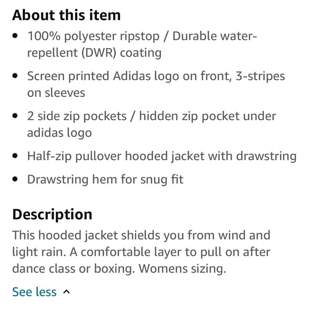 ADIDAS windbreaker jacket - Picture 5 of 5